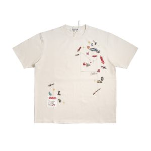 Sticker Bomb Graphic Pocket T-Shirt
